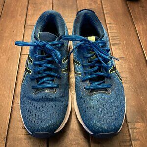 ASICS Mens Gel-Nimbus 24 Blue Running Shoes Size 8.5
